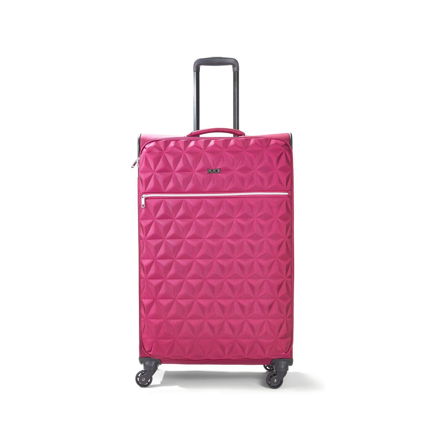 Rock Luggage Jewel Soft Suitcase Large Pink