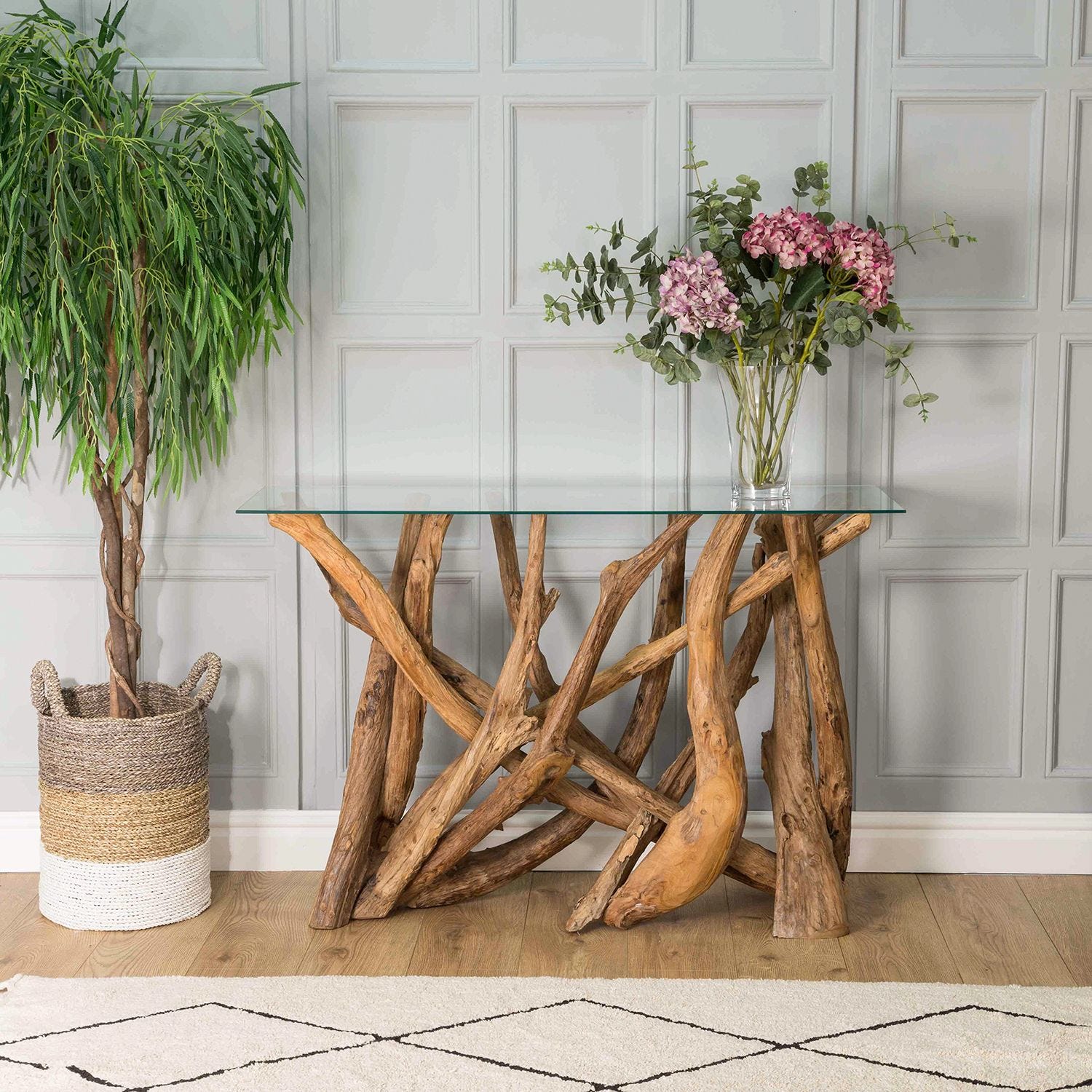 Statement console shop table