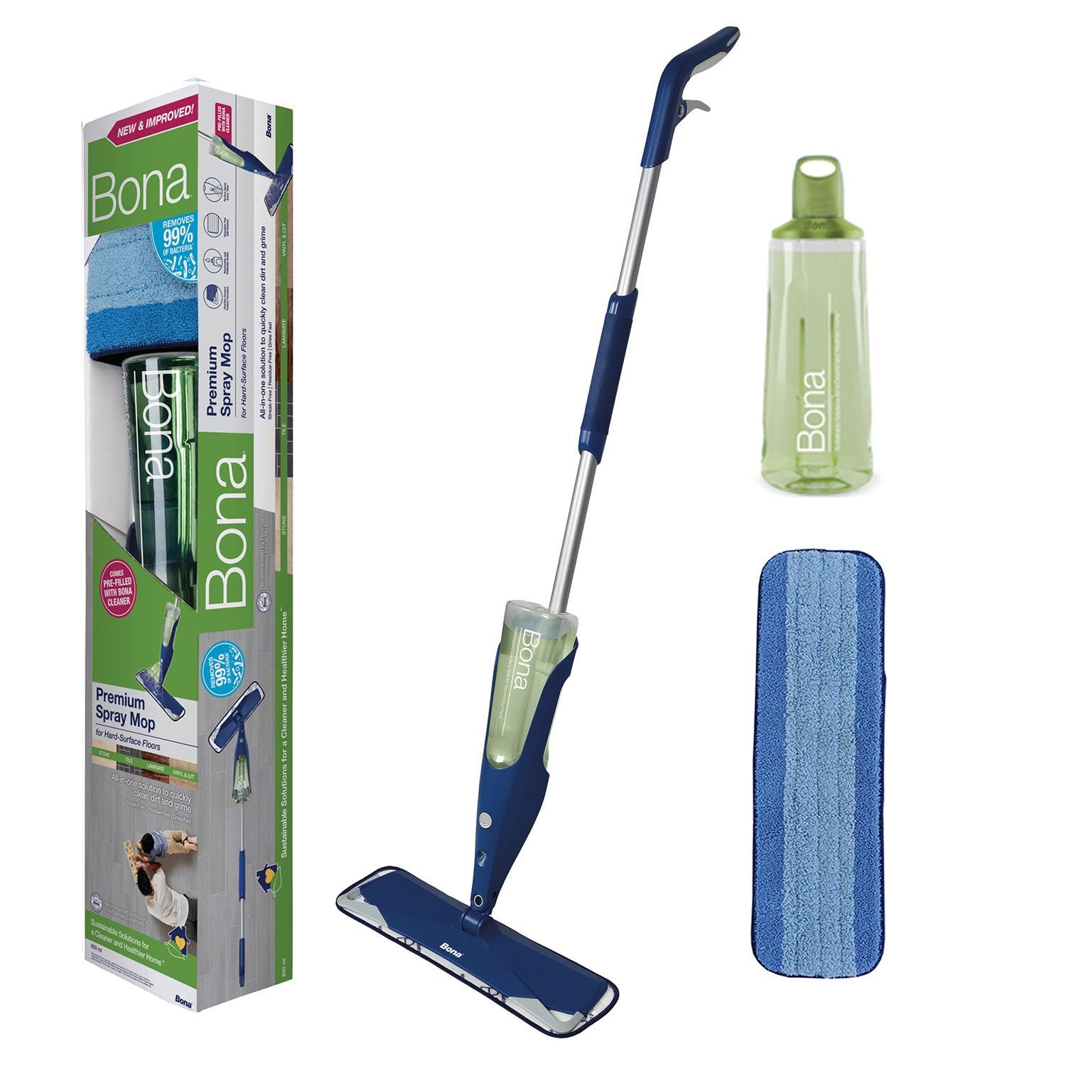 Multi-Surface Floor Spray Mop Cleaning Kit