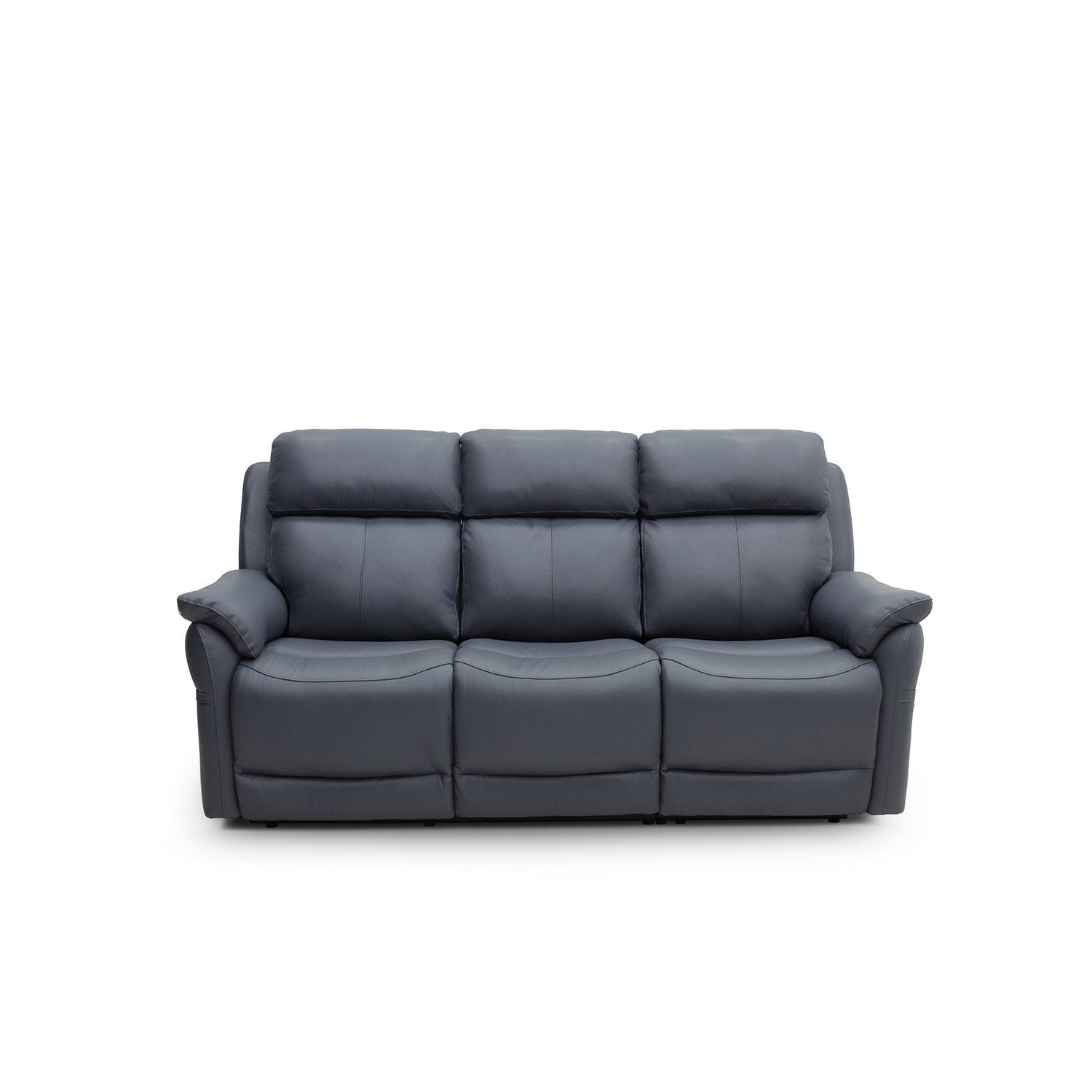 3 seater power online recliner leather sofa