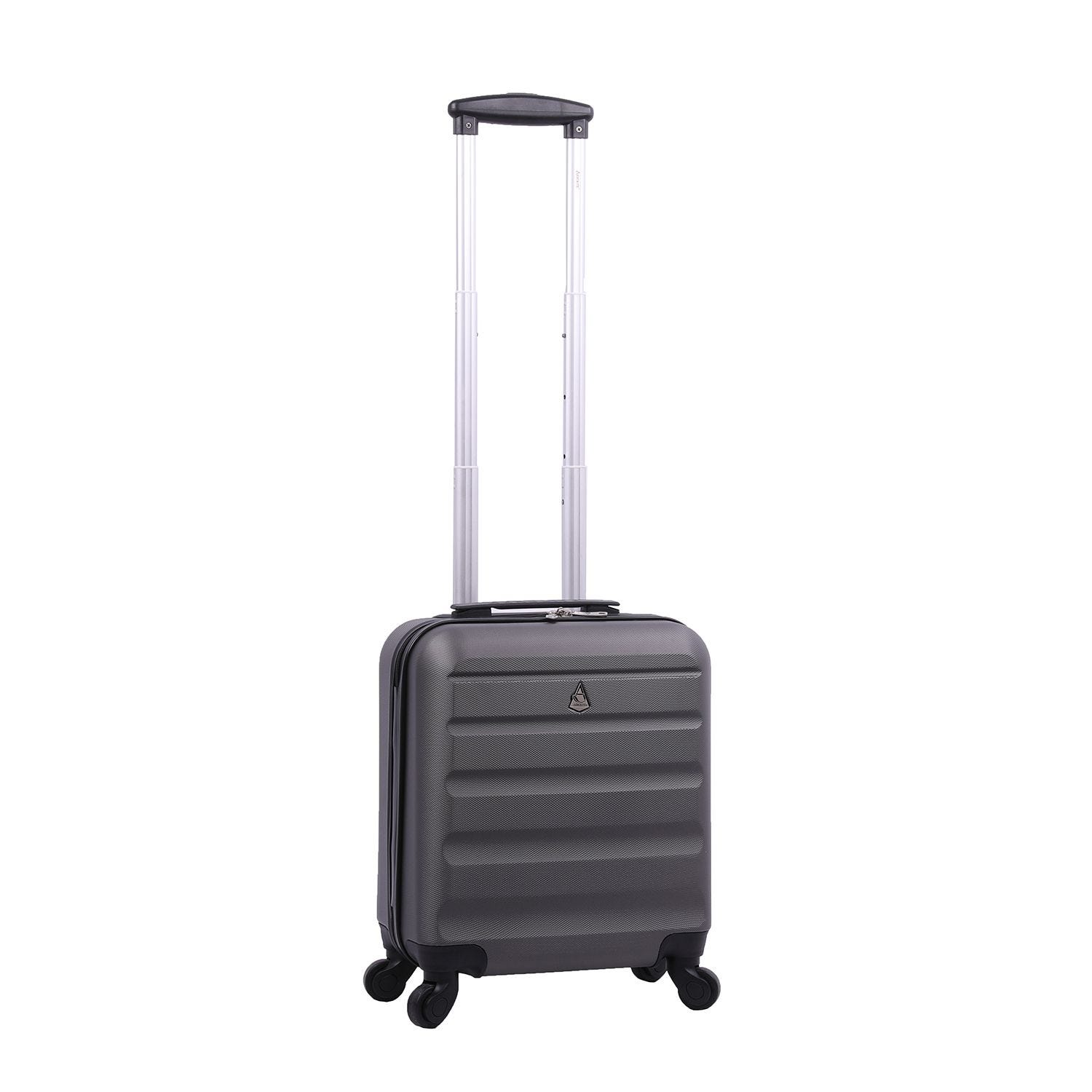 Aerolite easyJet Hard Shell Under Seat Suitcase Charcoal