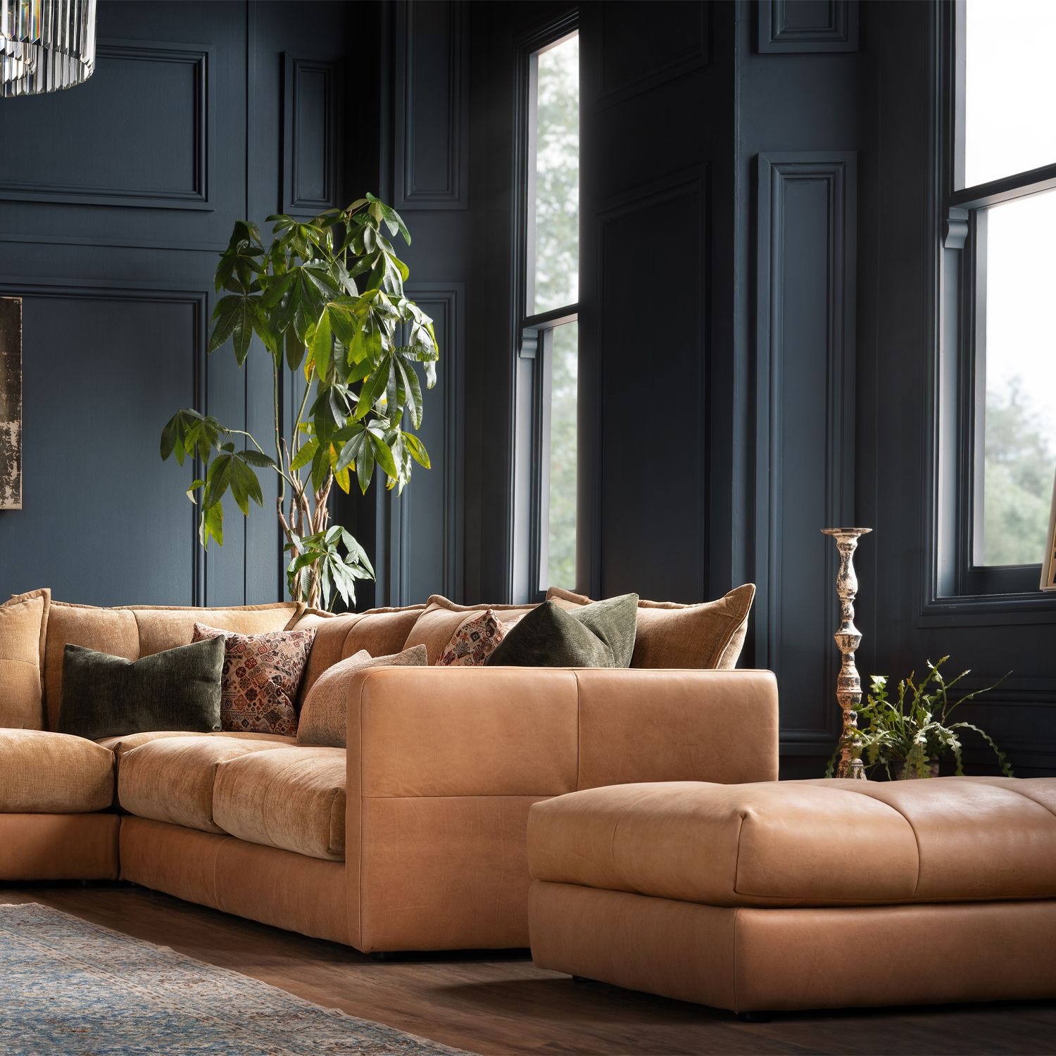 Leekes sales corner sofa