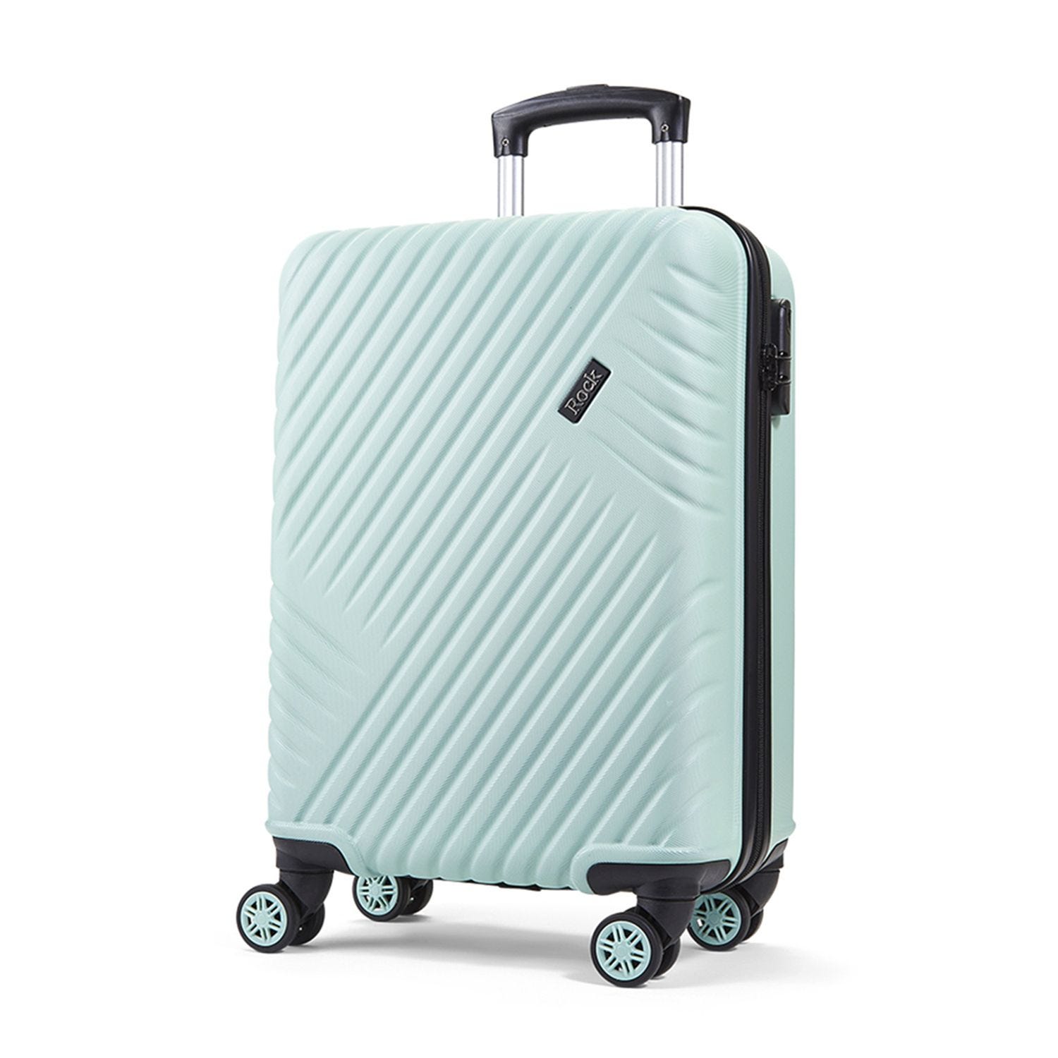 Rock Luggage Santiago Hardshell Cabin Suitcase Small Green