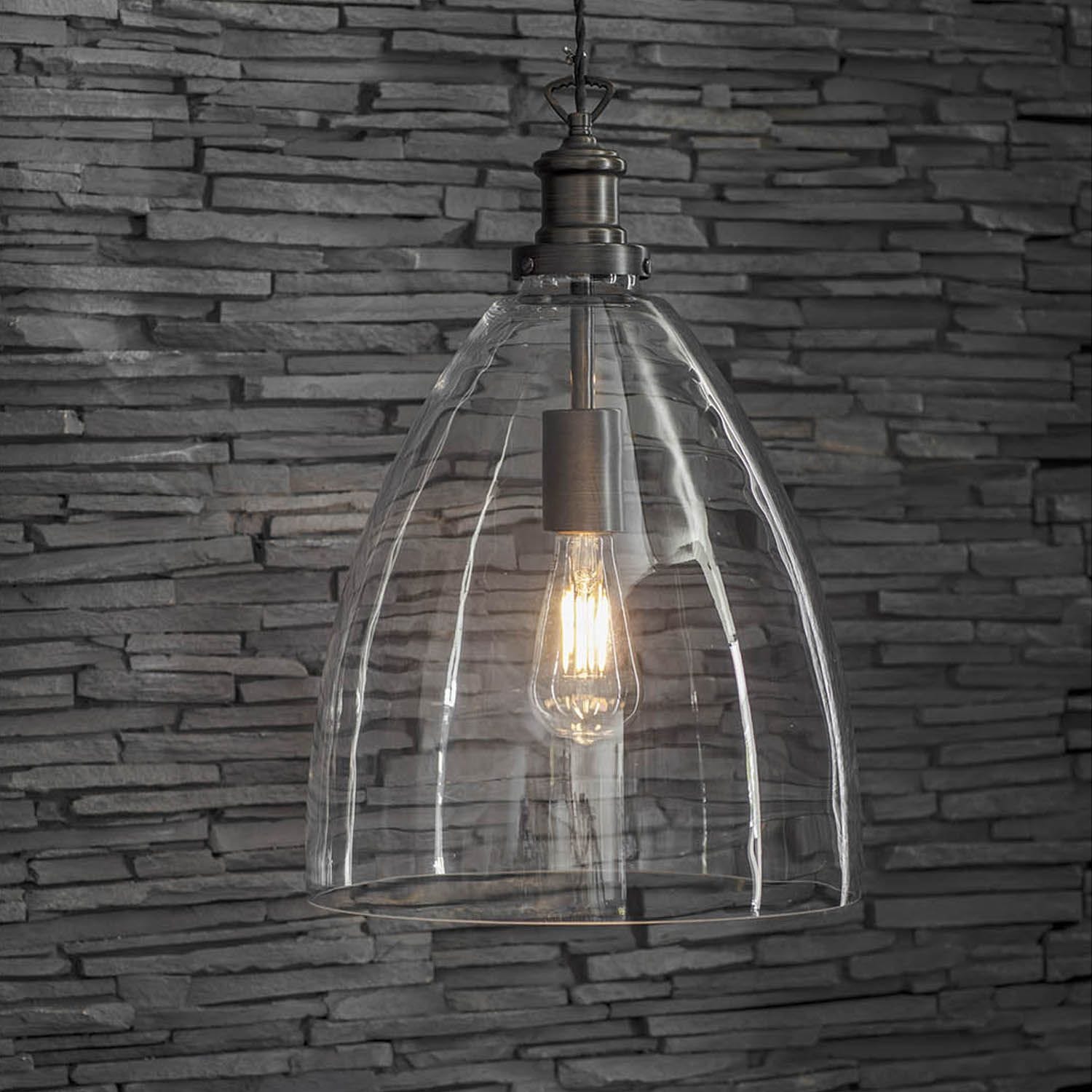 Hoxton glass clearance pendant light
