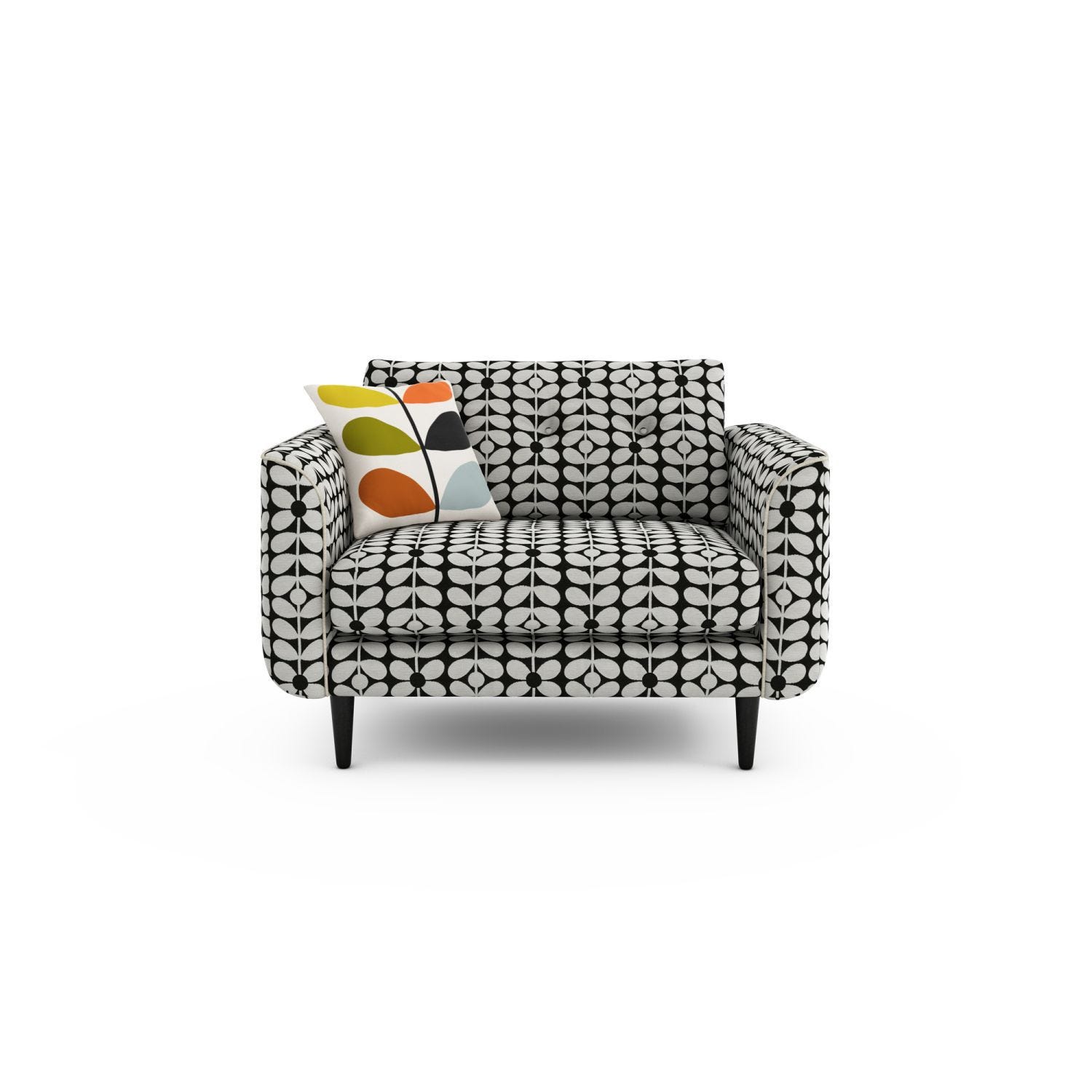 Orla Kiely Linden Fabric Pattern Snuggler Chair Leekes