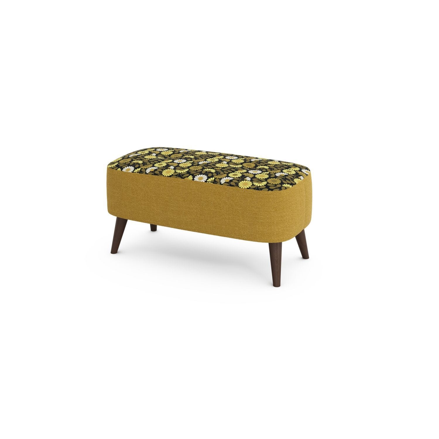Orla Kiely Donegal Fabric Small Footstool