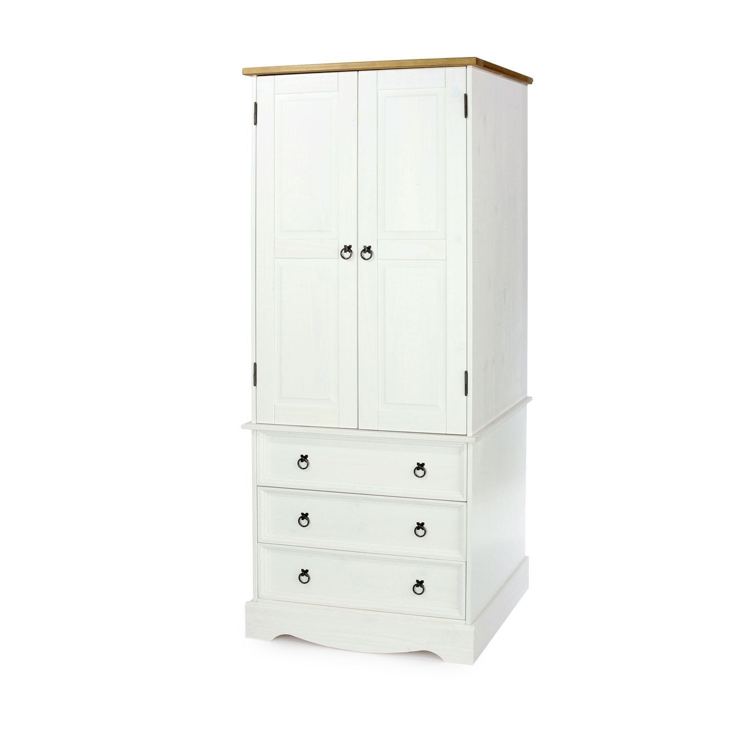 Double wardrobe shop with 3 drawers
