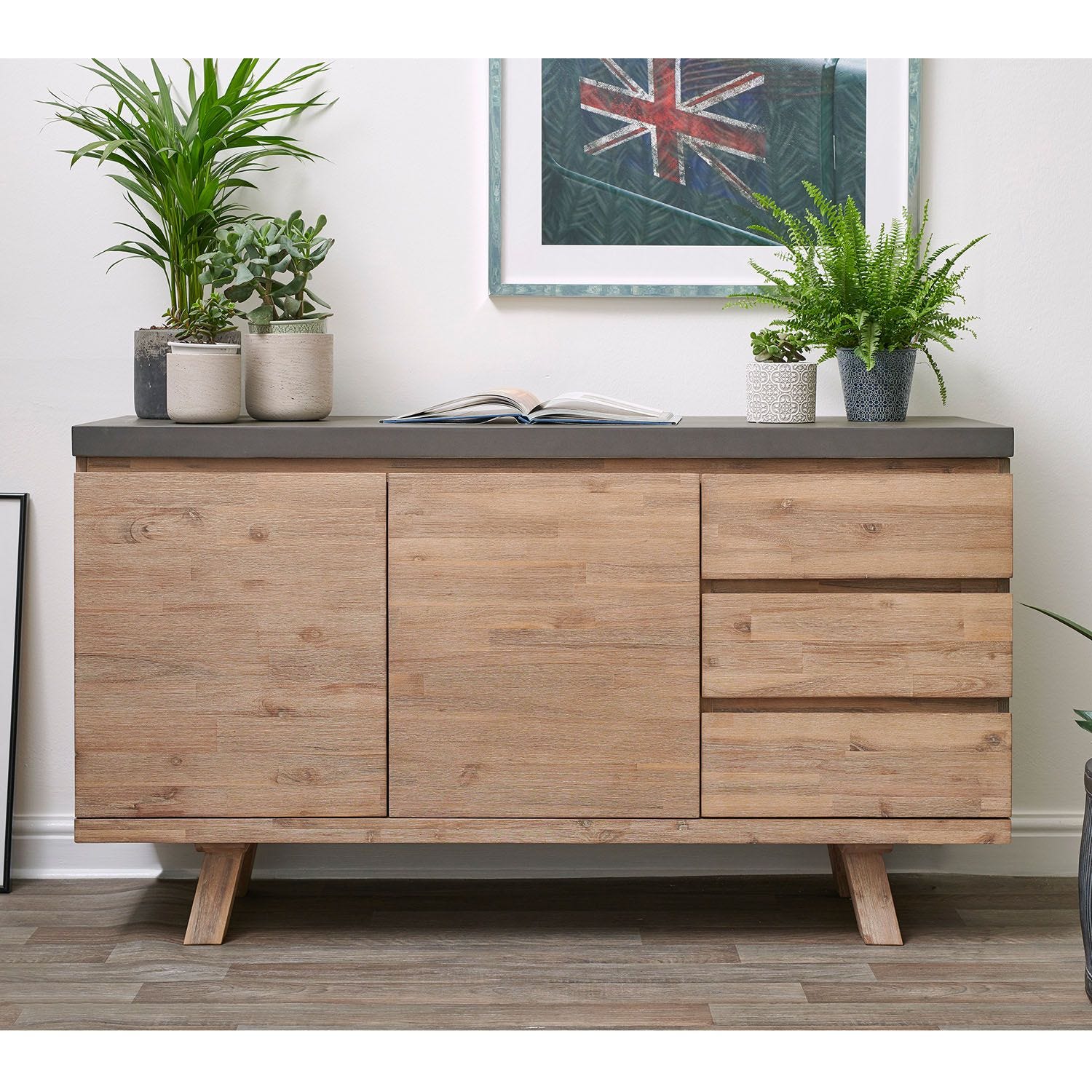Concrete top sideboard sale