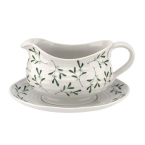 Sophie Conran Mistletoe Sauce Boat & Stand