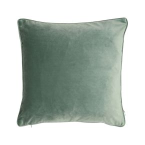 Malini Luxe Velvet Cushion, Eucalyptus