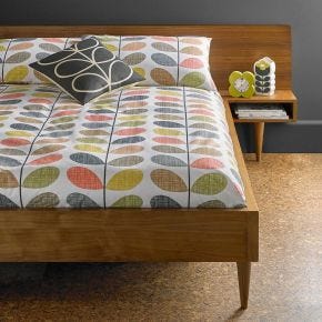 Orla Kiely Scribble Stem Duvet Cover, Double, Multi