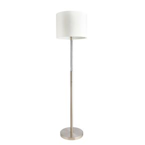 Endon Andromeda Floor Lamp, Satin Chrome