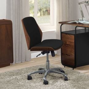 Jual San Francisco Swivel Office Chair, Walnut