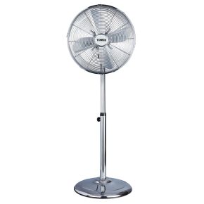 Tower Metal Pedestal Fan, T637000, 16", Chrome