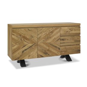 Casa Eclipse Wide Sideboard, Rustic Oak
