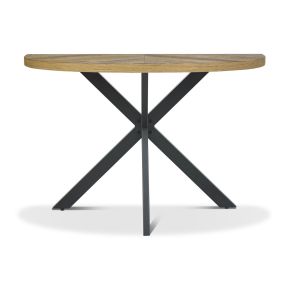 Casa Eclipse Console Table, Rustic Oak