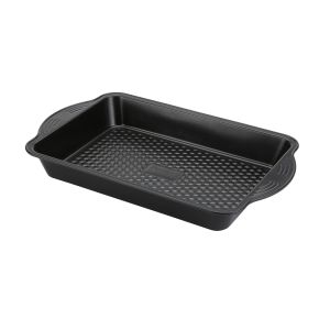 Prestige, Aerolift, Medium Roast & Bake Tray, 9"x13", Black