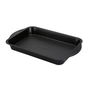 Prestige, Aerolift, Large Roast & Bake Tray, 10"x14", Black