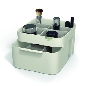 Joseph Joseph Viva Cosmetic Organiser with Drawer, Shell