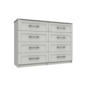 Casa Madrid 4 Drawer Double Chest, Grey