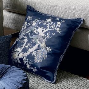 Laura Ashley Belvedere Cushion, Midnight