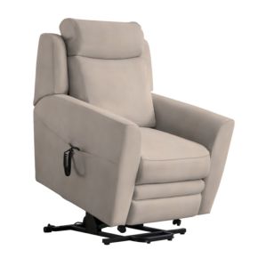 Parker Knoll Dakota Lift & Rise Power Recliner Leather Armchair, Roma Putty