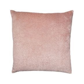 Malini Bingham Cut Velvet Large Cushion, Putty