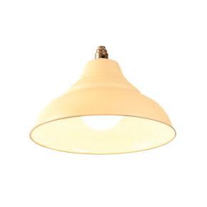 Village At Home Vintage Teili Pendant, Beige & Chrome