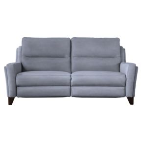 Parker Knoll Portland Large 2 Seater Leather Sofa, Roma Storm