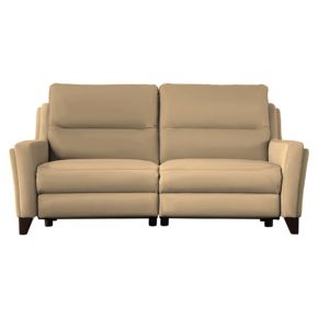Parker Knoll Portland Large 2 Seater Power Recliner Leather Sofa, Como Mink