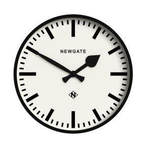 Newgate Number Three Railway Clock, Black