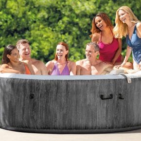 Intex Greywood Deluxe Purespa, 6 Person Inflatable Hot Tub