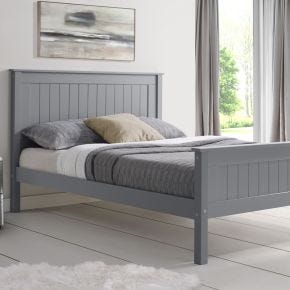 Casa Lily Bed Frame, King, Grey
