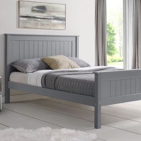 Casa Lily Bed Frame, King, Grey