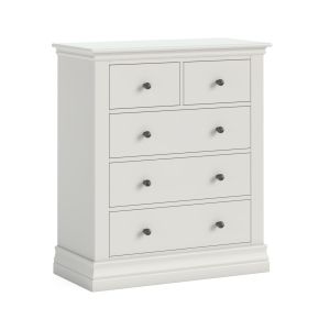 Casa Anna 2+3 Chest of Drawers, Cotton White