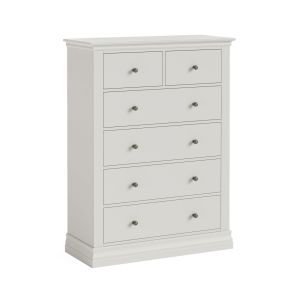 Casa Anna 2+4 Chest Of Drawers, Cotton White