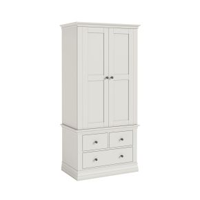 Casa Anna Double Wardrobe, Cotton White