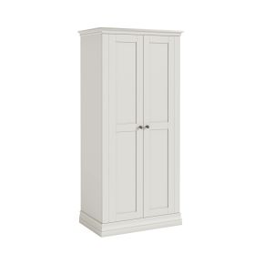 Casa Anna Full Hanging Wardrobe, Cotton White