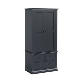 Casa Anna Double Wardrobe, Charcoal