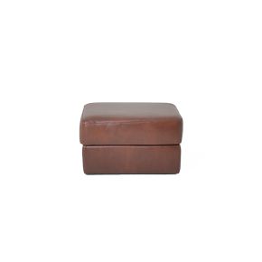 Italia Living Ghirlandaio Storage Leather Footstool