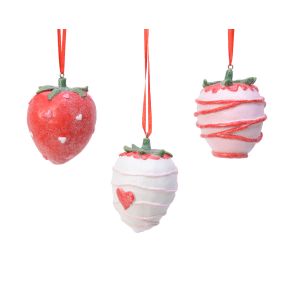Kaemingk Strawberry Hanging Decoration