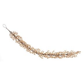 Festive Cluster Berry Garland, Gold