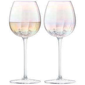 LSA Pearl White Wine Glass, Set of 2 