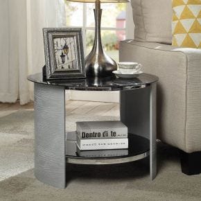 Jual San Marino Curve Side Table, Grey