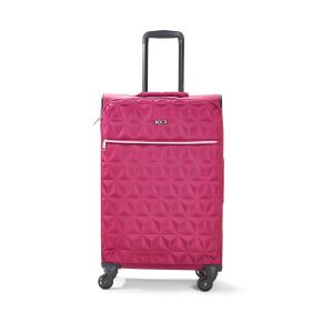 Rock Luggage Jewel Soft Suitcase, Medium, Pink