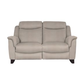 Parker Knoll Manhattan 2 Seater Leather Sofa, Roma Putty