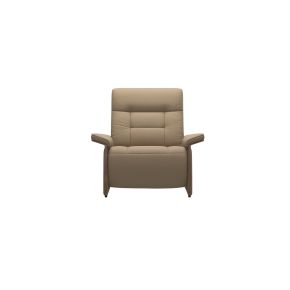 Stressless Mary Wood Leather Power Recliner Armchair