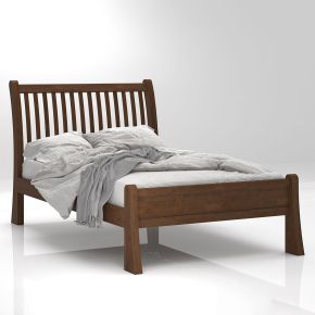 Casa Barbados Wooden Bed Frame, Double