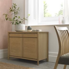 Casa Geneva Narrow Sideboard, Oak