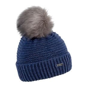 Sabbot Headwear Eva Knit Knitted Bobble Hat , Denim Blue